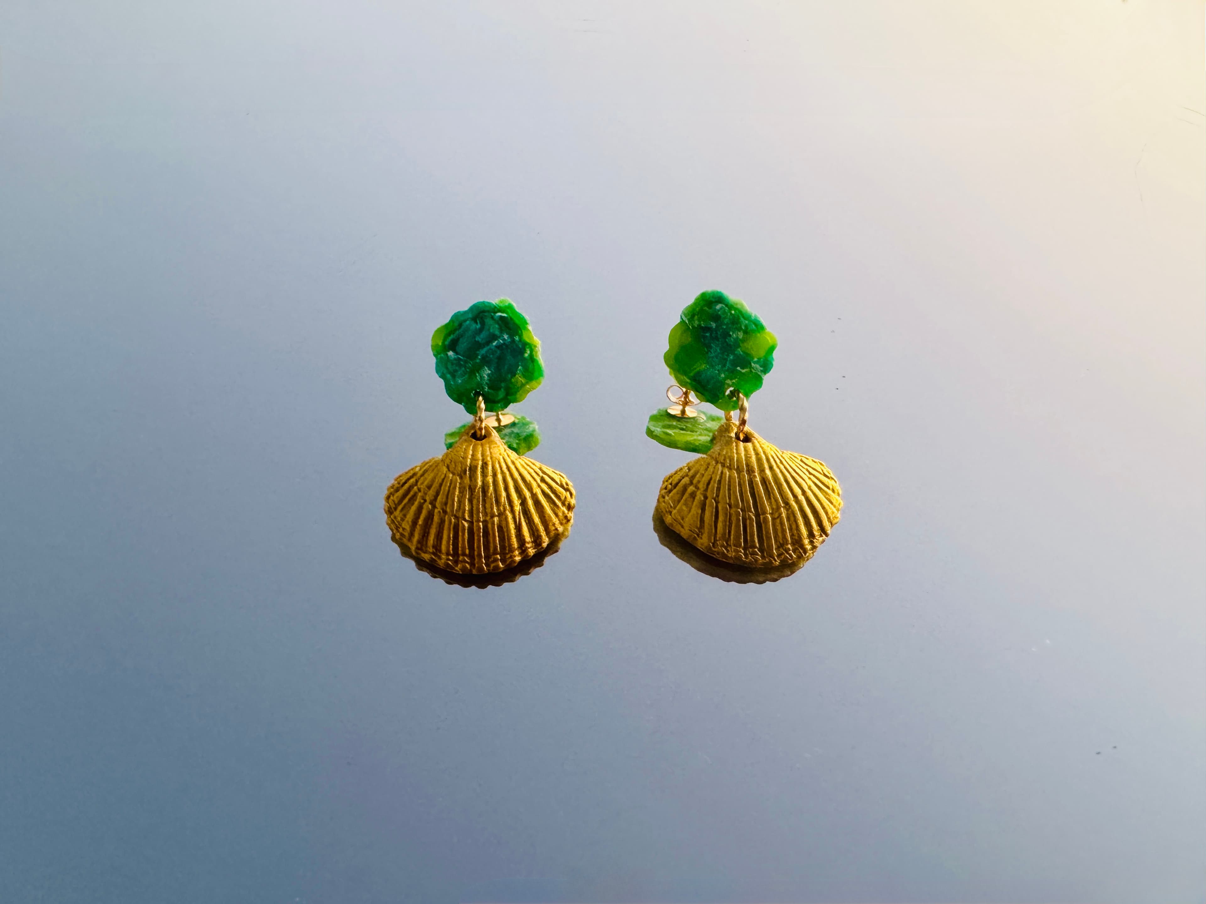 Golden Kelp Earrings